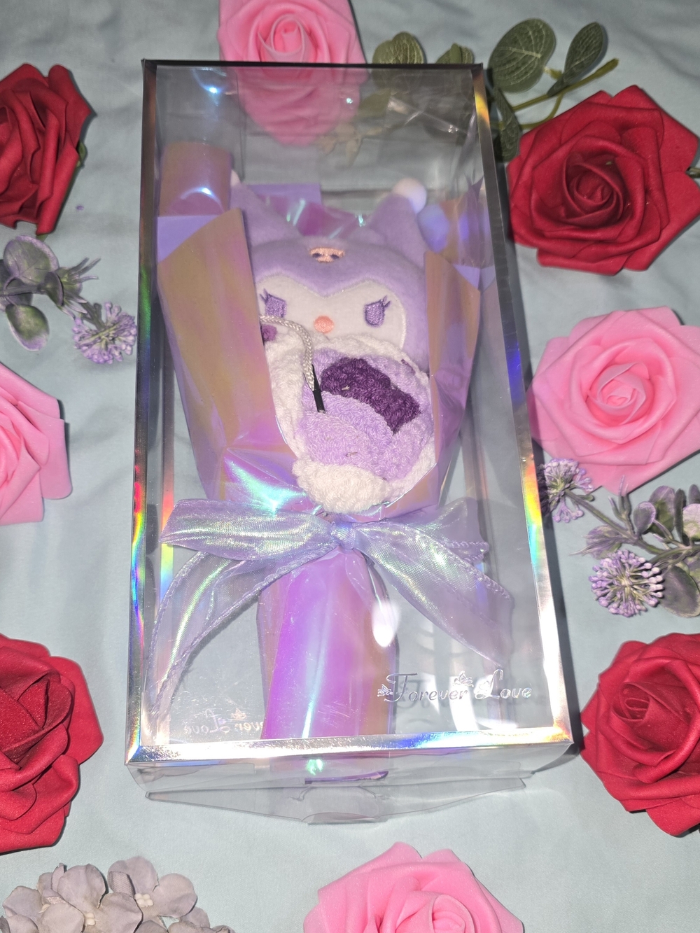 Plush Kuromi Flower Bouquet in Gift Box ❗️Handmade❗️